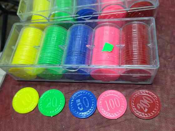 Фишки для покера 100 шт 