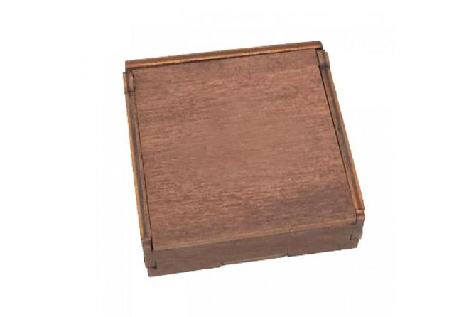 Набор костей из черного обсидиана в шкатулке  - изображение 2