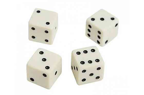 Игральная кость из бильярдного шара, 10 мм 