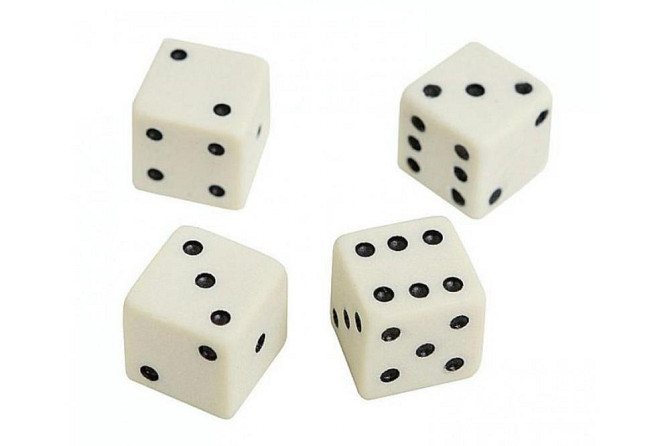 Игральная кость из бильярдного шара, 10 мм  - изображение 2