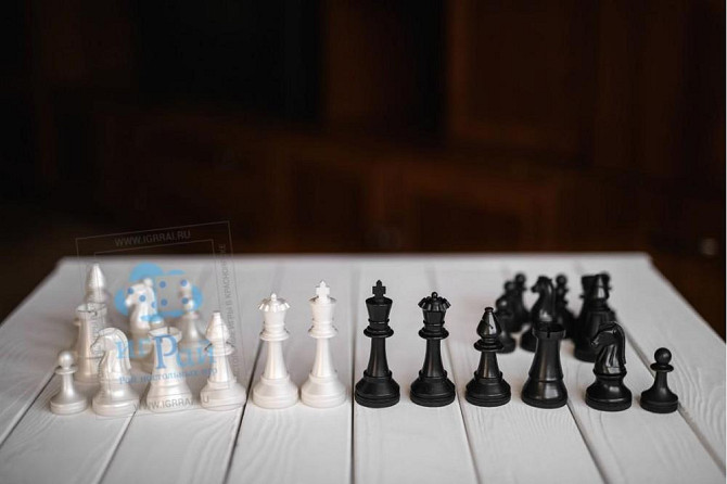 Шахматные фигуры гроссмейстерские пластмассовые  - изображение 1