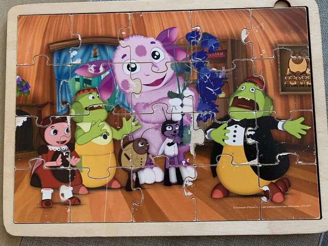 Деревянный пазл Лунтик  - изображение 1