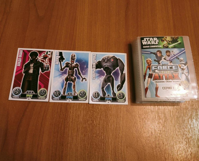 Карточки Topps Звездные Войны: Force Attax. Серия1  - изображение 1