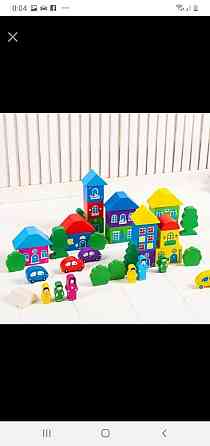 Распродажа!!!Конструктор «Цветной городок» 