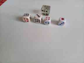 Кубики для настольных игр. 