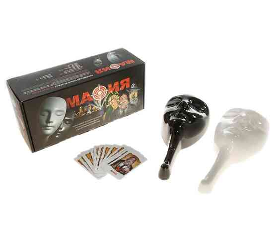 Настольная игра "Мафия" + 10 масок 