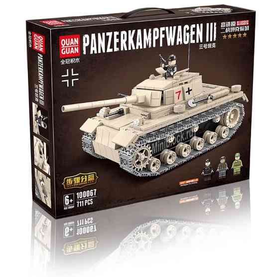 QUAN GUAN 100067 НЕМЕЦКИЙ ТАНК PzKpfw III 