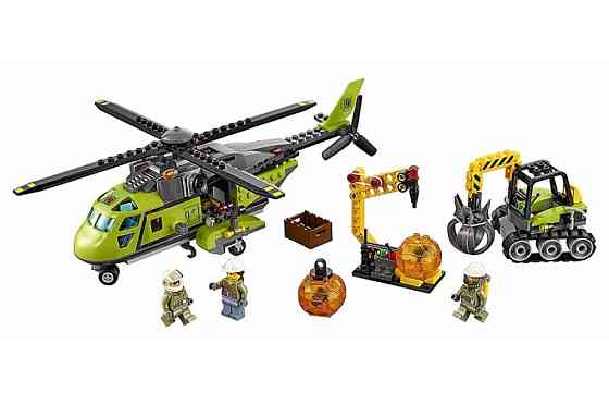 LEPIN 02004 ГРУЗОВОЙ ВЕРТОЛЕТ ИССЛЕДОВАТЕЛЕЙ ВУЛКАНОВ 