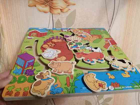 Деревянная игра - бродилка 