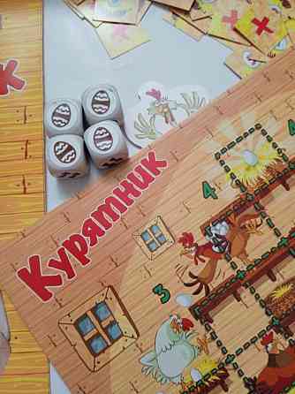 Настольная игра для детей "Курятник" 