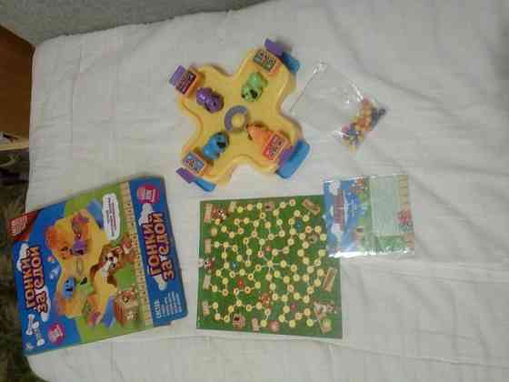 Игра настольная "гонки за едой" 