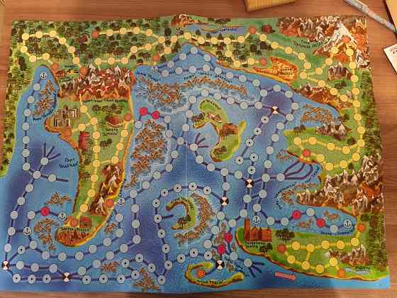 Детская настольная игра "Карта капитана Флинта" 