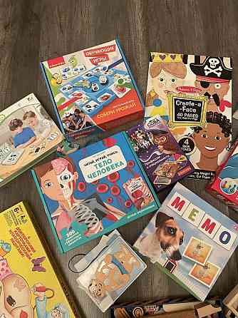 Много настольных игр 