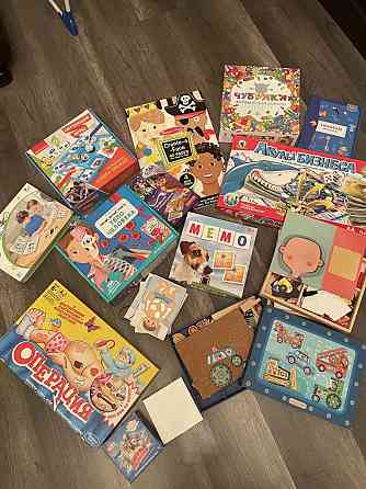 Много настольных игр 