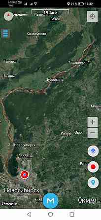 Карта глубин ОВХ, Обь для Сусанина 