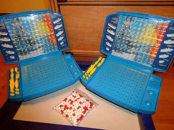 Настольная игра для детей "Морской бой" 