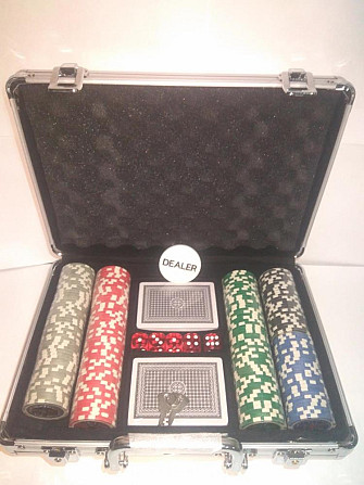 Покерный набор 200 фишек. ♥️♣️♦️♠️  - изображение 1