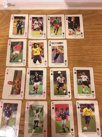 Карты игральные футбольные 