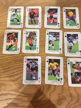 Карты игральные футбольные 