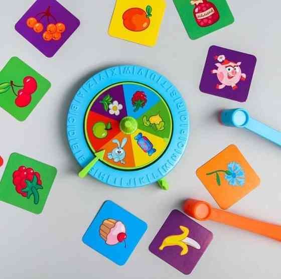 Две настольные игры 5+«Хлоп-шлёп» и «Стучи хватай» 