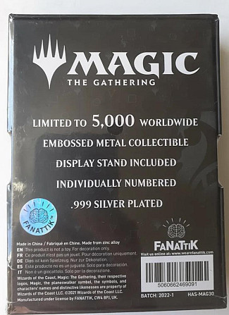 Magic THE gathering. Ajani silver plated metal  - изображение 2