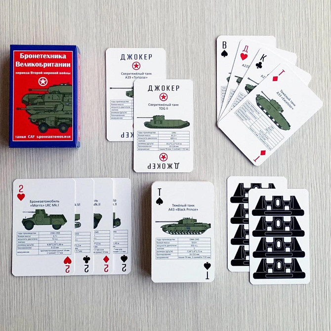 Игральные карты "Танки Британии периода В.М.В."  - изображение 1