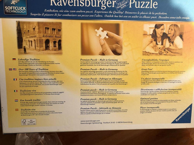 Пазл Ravensburger 1000 произв.Германия  - изображение 4