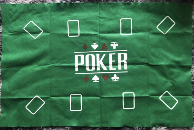 Коврик для покера тканевыы  - изображение 1