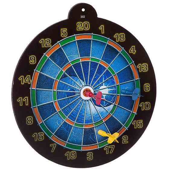 Набор игровой дартс магнитный 3 дротика ф78235 