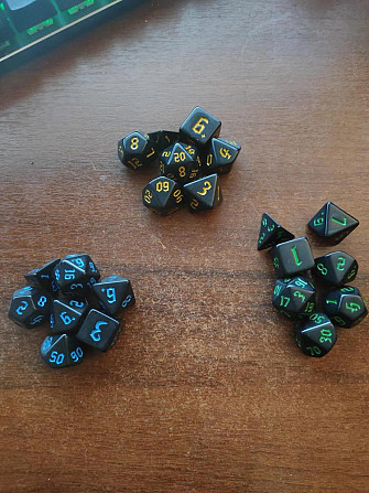 Игровые кубики (dice d4, d6, d8, d10, d12, d20,)  - изображение 1