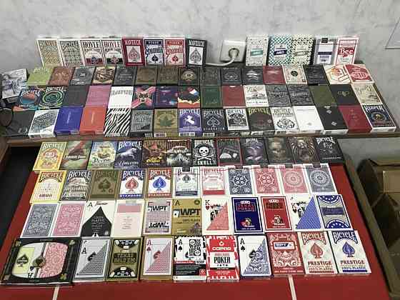 Игральные карты, колоды для покера и фокусов 