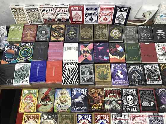 Игральные карты, колоды для покера и фокусов 