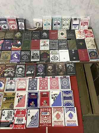 Игральные карты, колоды для покера и фокусов 