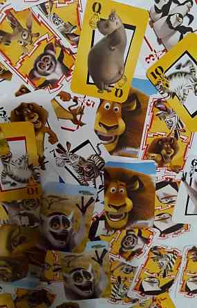 Карточки Мадагаскар Новые 75 штук 