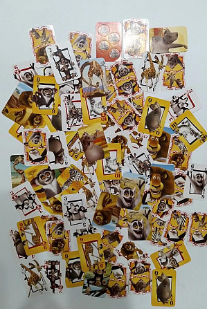 Карточки Мадагаскар Новые 75 штук  - изображение 1