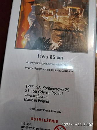 Пазл 3000 зимний замок Нойшванштайн  - изображение 1