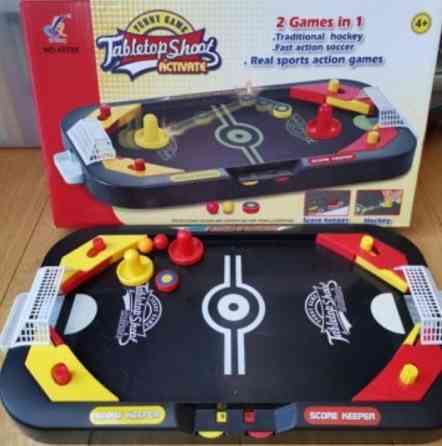 Настольная игра 2в1 / Хоккей + Футбол (4+) 