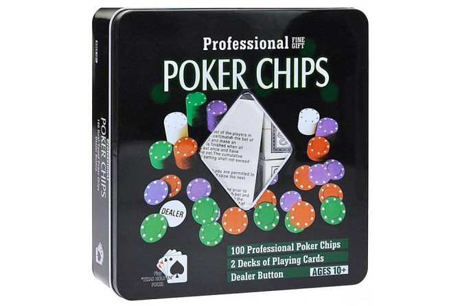 Набор для покера на 100 фишек  - изображение 1