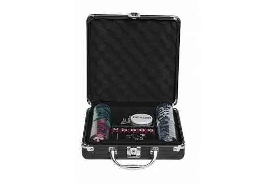 Набор для покера Black STARS на 100 фишек 