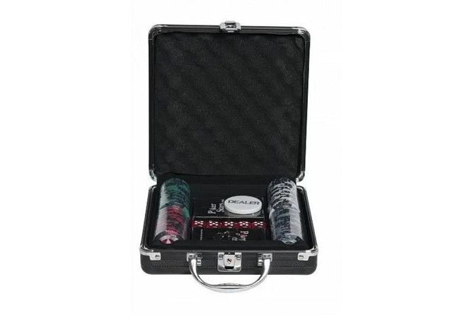 Набор для покера Black STARS на 100 фишек  - изображение 1