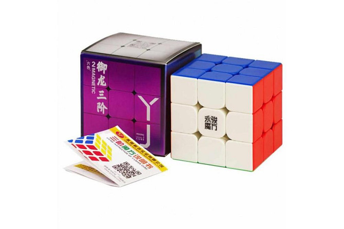 Кубик 3x3 YongJun YuLong V2 M Magnetic (магнитный)  - изображение 1