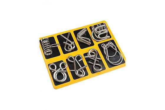 Набор металлических головоломок 8 шт 