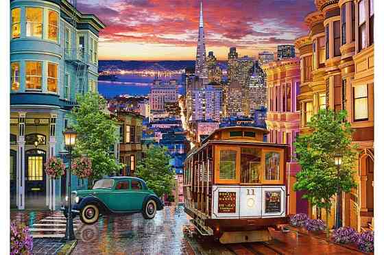 Пазл 500 деталей Трамвай в Сан-Франциско 