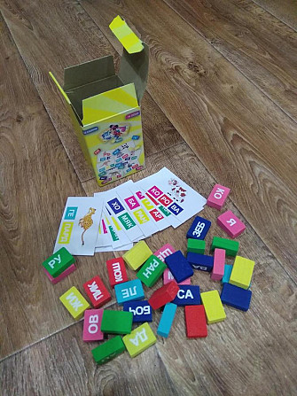 Игра "Слоги" для обучения чтению  - изображение 1