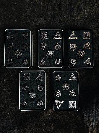 Дайсы D&D Драконы. Металлические полые  - изображение 2