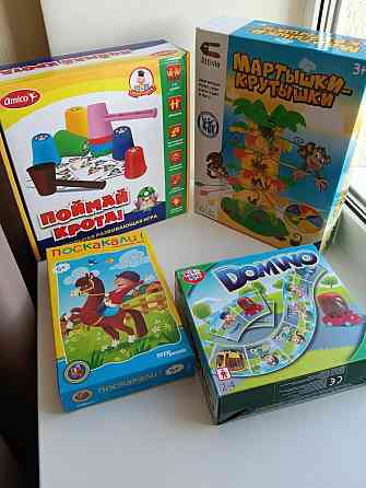 Детские настольные игры, цена от 