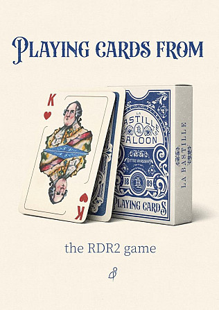 Игральные карты-Red Dead Redemption 2-LA BASTILLE  - изображение 1