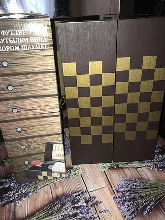 Футляр для бутылки с набором шахмат  - изображение 4