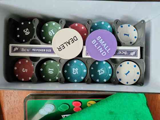 Покерный набор - 200 фишек, 2 колоды 