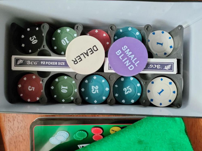 Покерный набор - 200 фишек, 2 колоды  - изображение 1